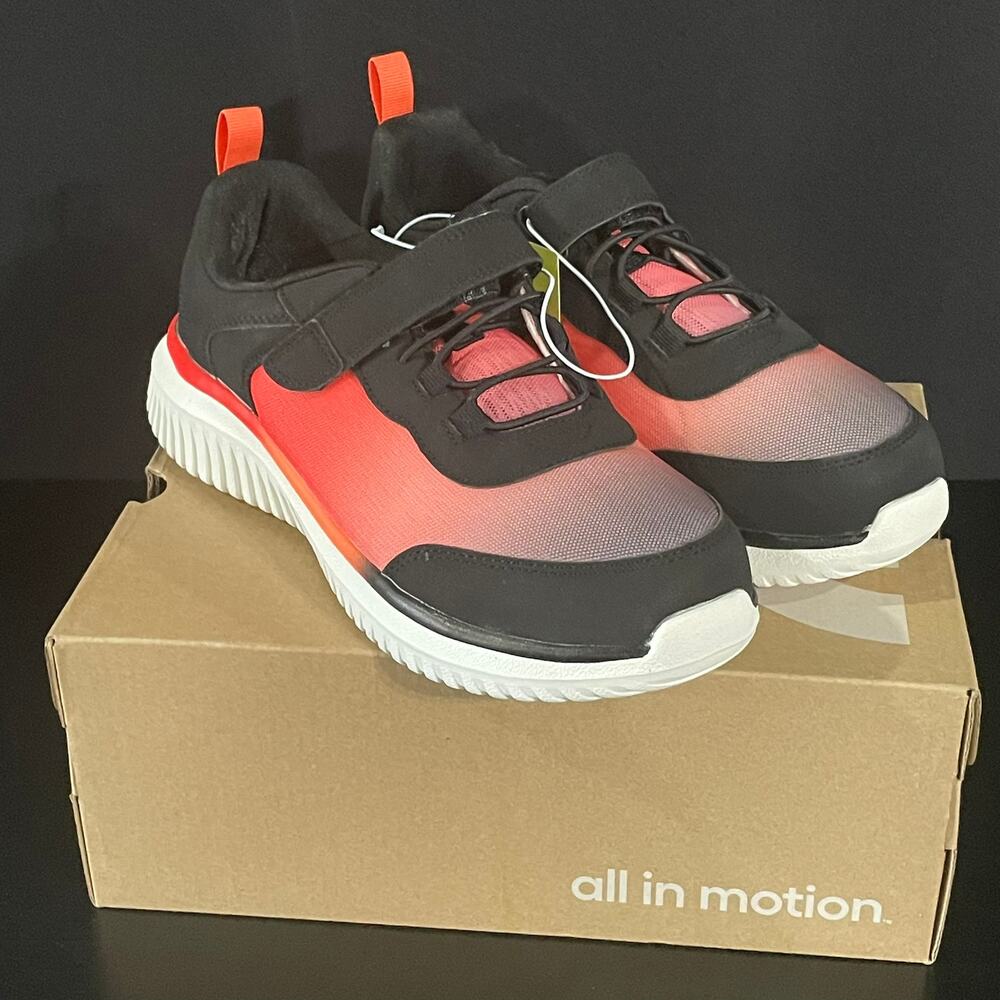 NEW Boys All In Motion Athletic Shoes- Size 6